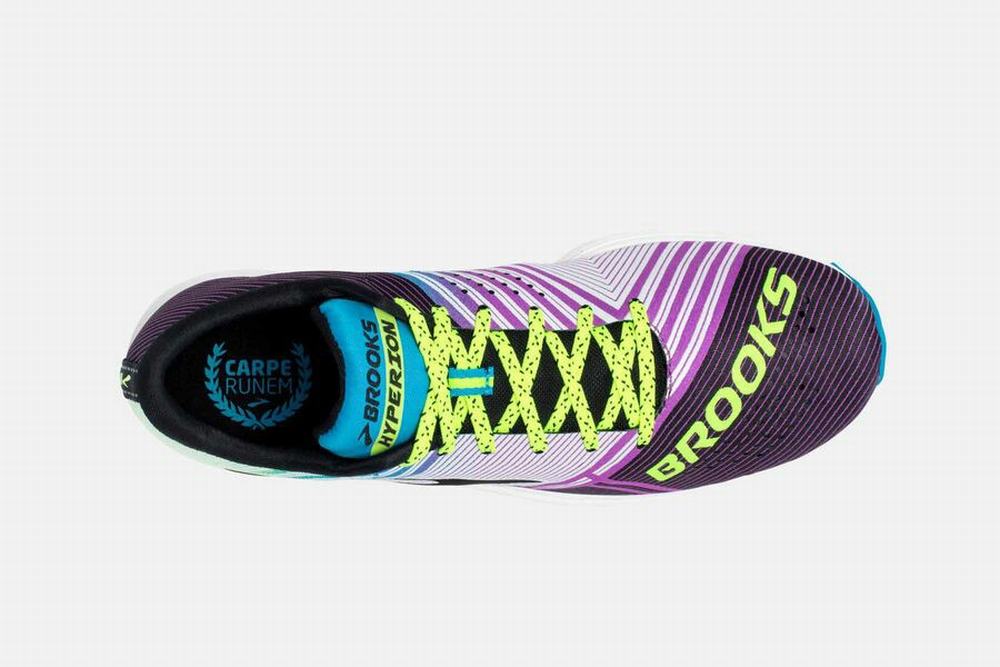 Chaussures Running Brooks Hyperion Bleu Royal Violette / Bleu Homme | QSI-93716752