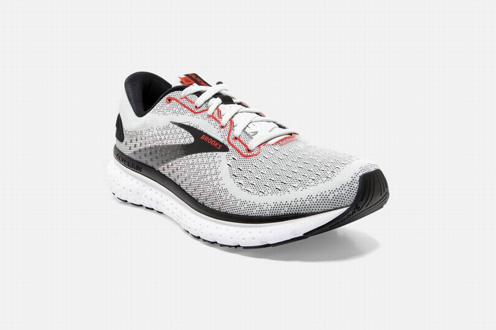 Chaussures Running Brooks Glycerin 18 Grise / Noir / Rouge Homme | YTC-12137662