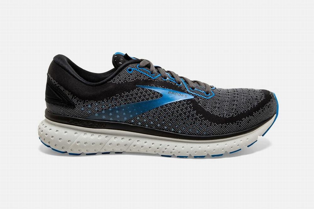 Chaussures Running Brooks Glycerin 18 Noir / Bleu Homme | HRP-63196291