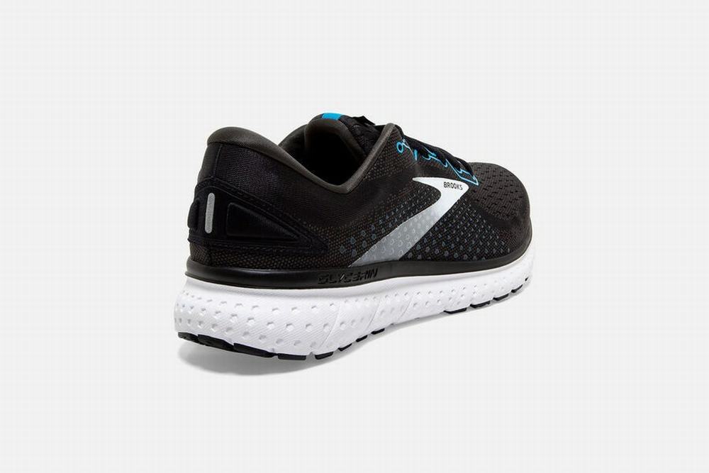 Chaussures Running Brooks Glycerin 18 Noir / Bleu / Blanche Homme | TEC-67655954