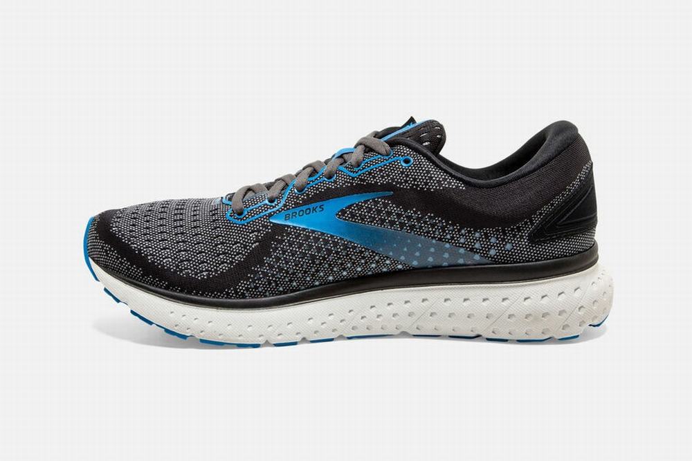 Chaussures Running Brooks Glycerin 18 Noir / Bleu Homme | HRP-63196291