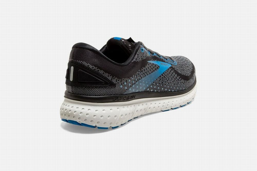 Chaussures Running Brooks Glycerin 18 Noir / Bleu Homme | HRP-63196291