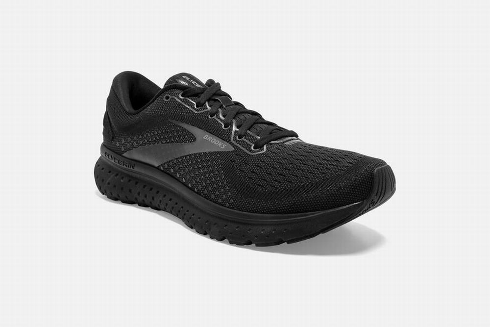 Chaussures Running Brooks Glycerin 18 Noir Homme | EOR-37038973