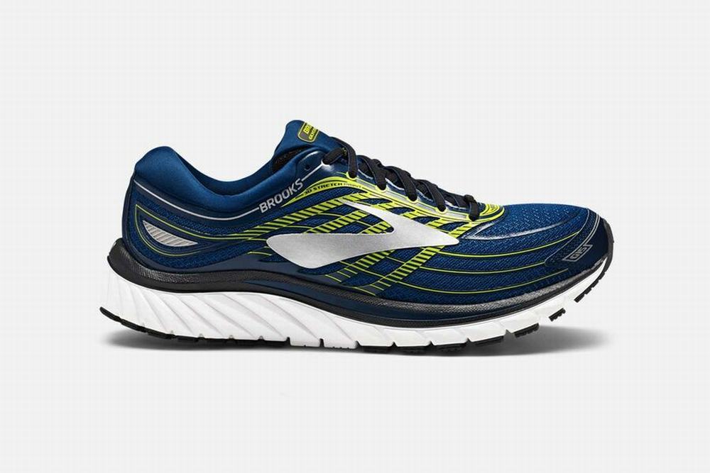 Chaussures Running Brooks Glycerin 15 Bleu Marine / Bleu / Noir Homme | VUV-81134066