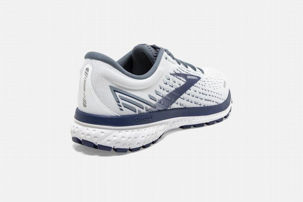 Chaussures Running Brooks Ghost 13 Blanche / Grise / Noir Homme | RAL-40886134