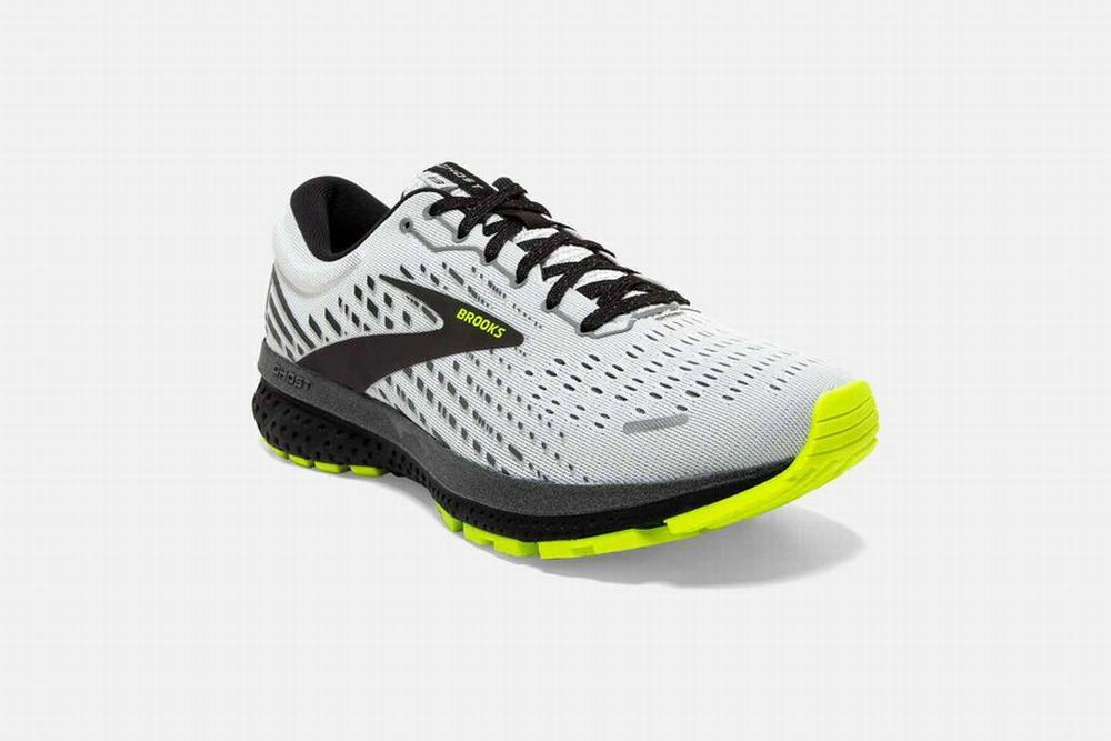 Chaussures Running Brooks Ghost 13 Blanche / Noir Homme | LJO-40502172