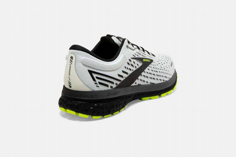 Chaussures Running Brooks Ghost 13 Blanche / Noir Homme | LJO-40502172