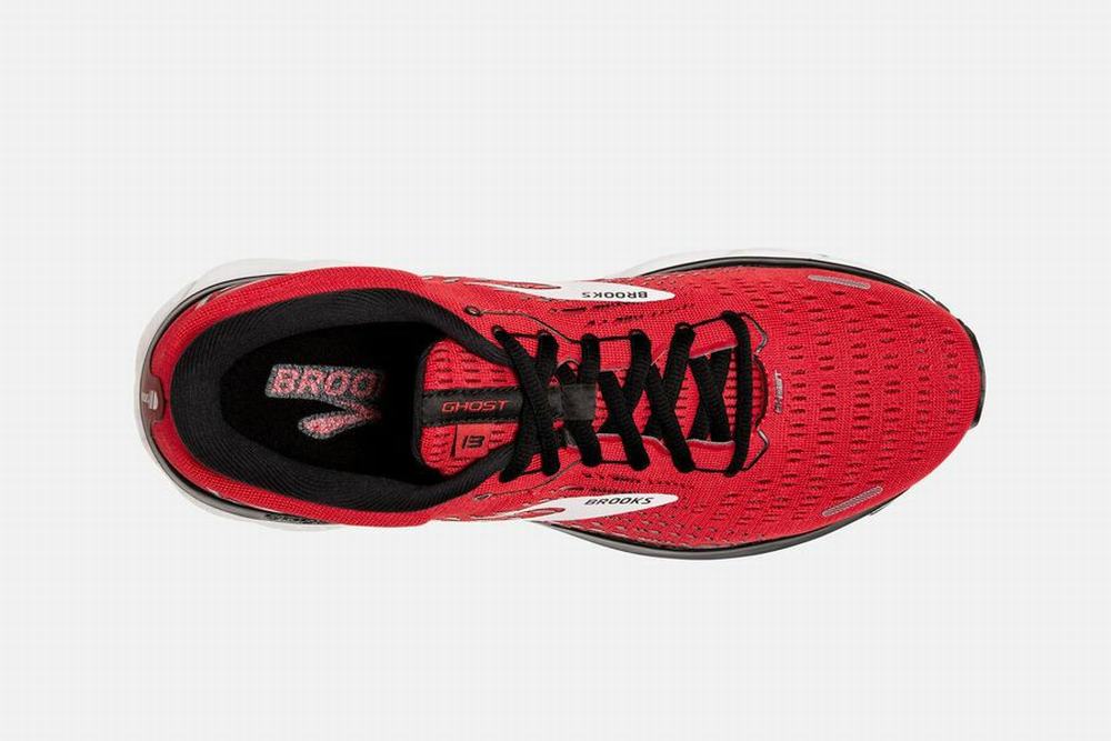 Chaussures Running Brooks Ghost 13 Rouge / Noir / Blanche Homme | MBR-90972792