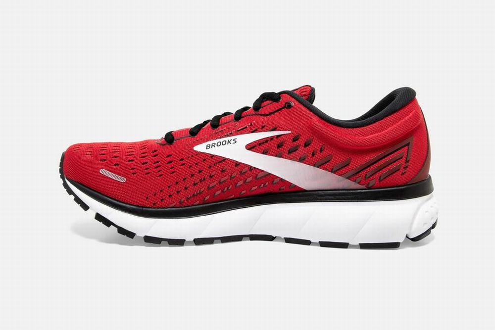 Chaussures Running Brooks Ghost 13 Rouge / Noir / Blanche Homme | MBR-90972792