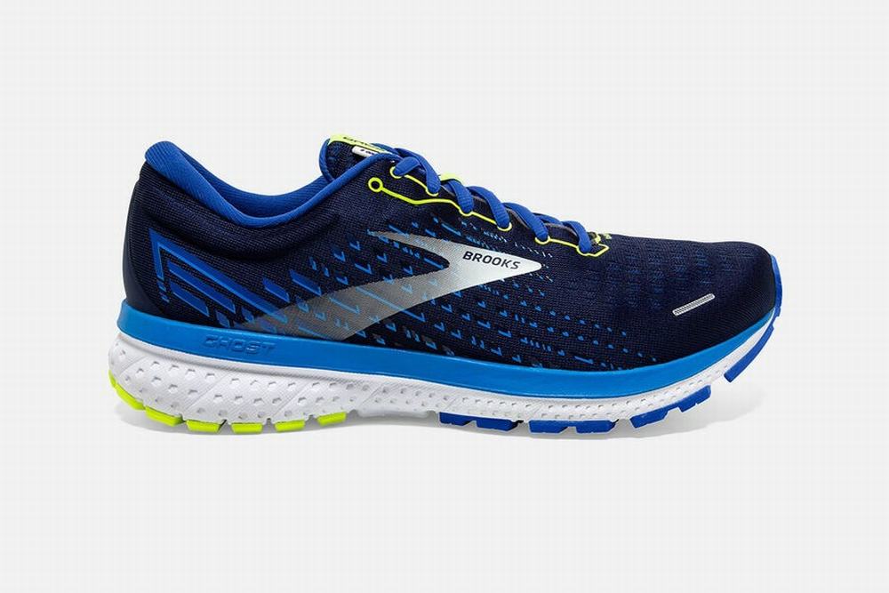 Chaussures Running Brooks Ghost 13 Bleu Marine / Indigo Homme | HTZ-46252358