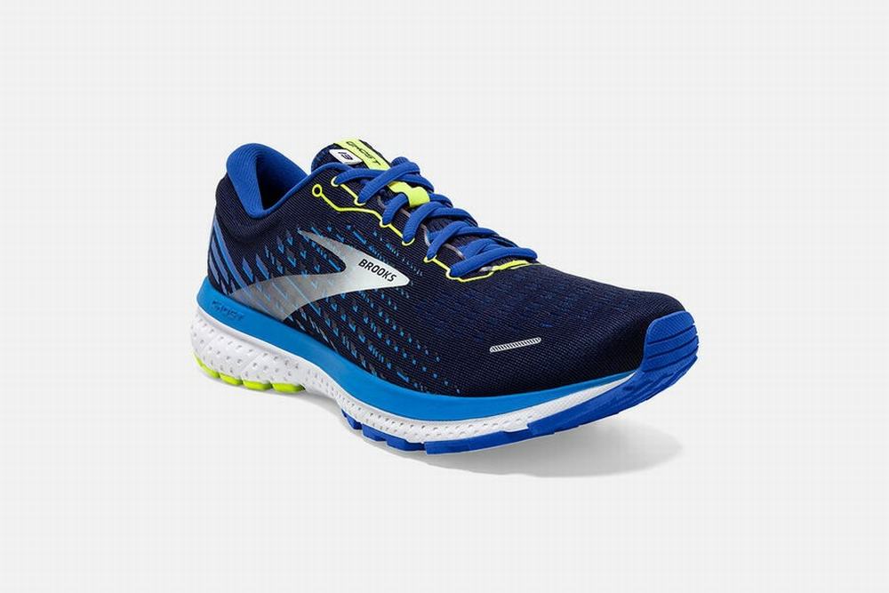 Chaussures Running Brooks Ghost 13 Bleu Marine / Indigo Homme | HTZ-46252358