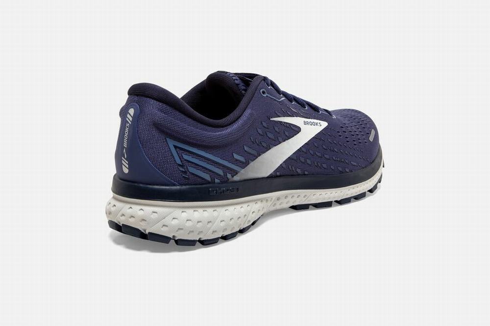 Chaussures Running Brooks Ghost 13 Grise / Bleu Marine Homme | TAI-75161093