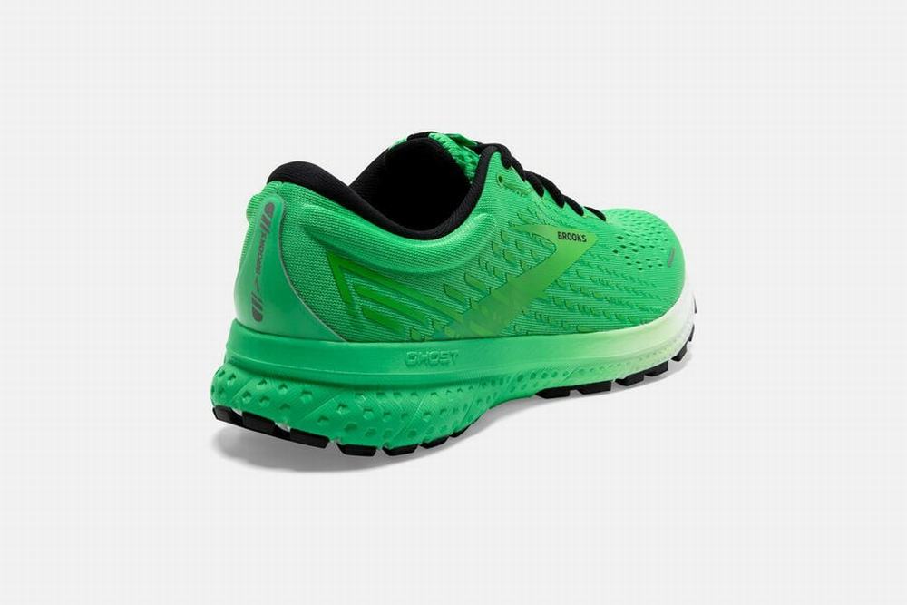 Chaussures Running Brooks Ghost 13 Vert / Noir / Blanche Homme | KNZ-15715304