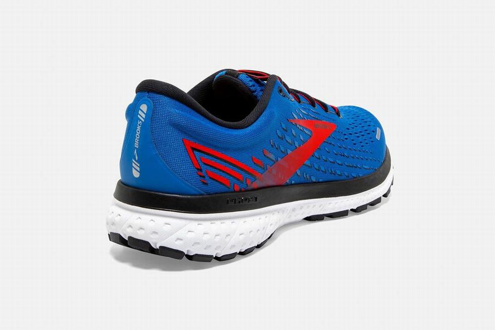 Chaussures Running Brooks Ghost 13 Bleu / Rouge / Blanche Homme | QDV-66280084