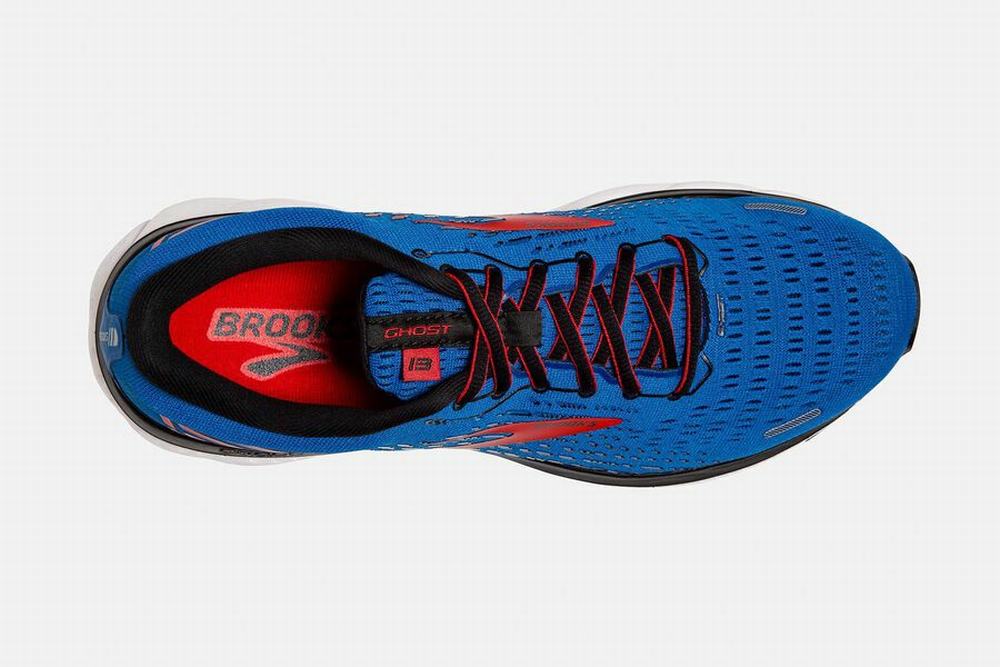 Chaussures Running Brooks Ghost 13 Bleu / Rouge / Blanche Homme | QDV-66280084