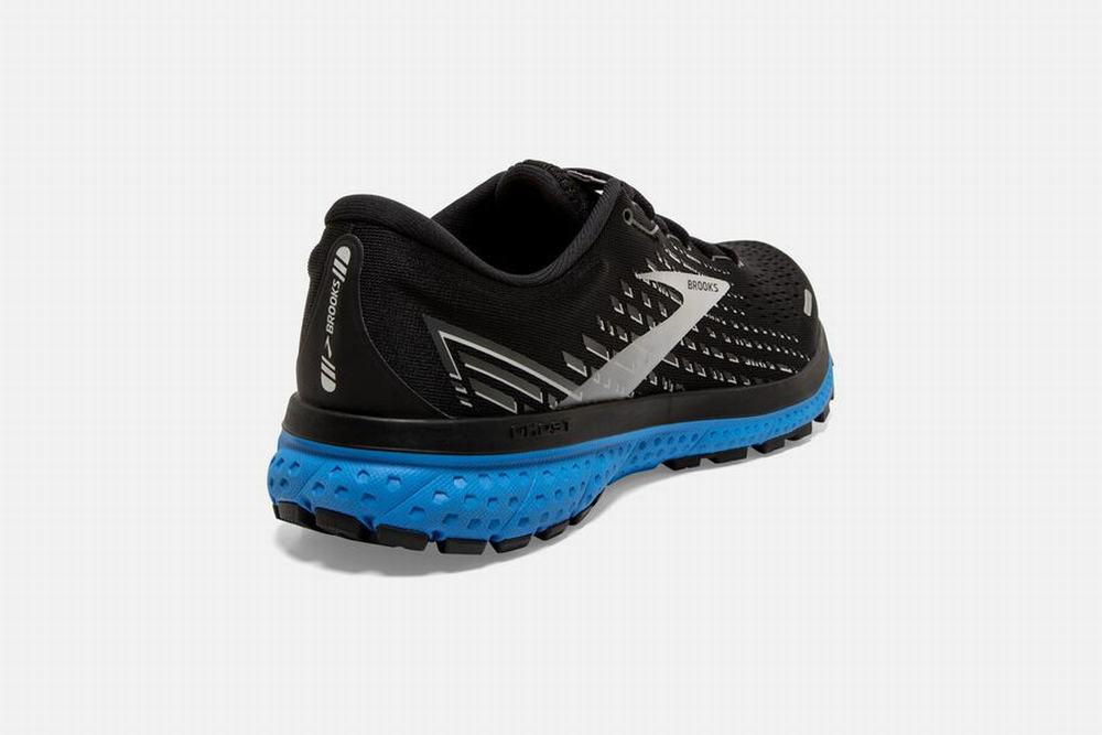 Chaussures Running Brooks Ghost 13 Noir / Grise / Bleu Homme | YBL-78140358