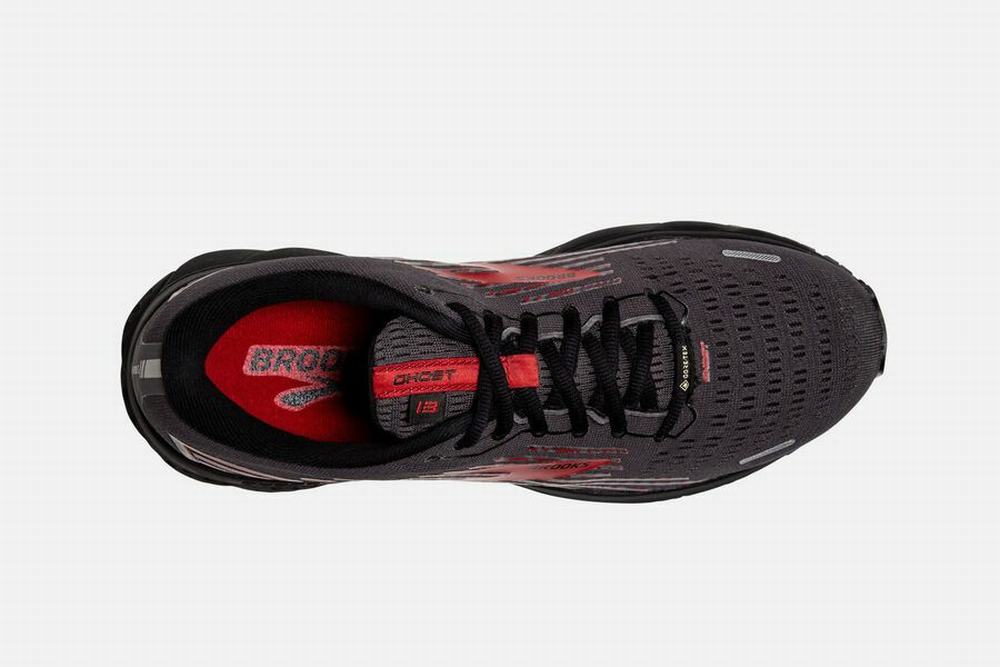 Chaussures Running Brooks Ghost 13 GTX Noir / Rouge Homme | SLU-10226271