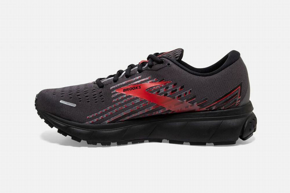 Chaussures Running Brooks Ghost 13 GTX Noir / Rouge Homme | SLU-10226271