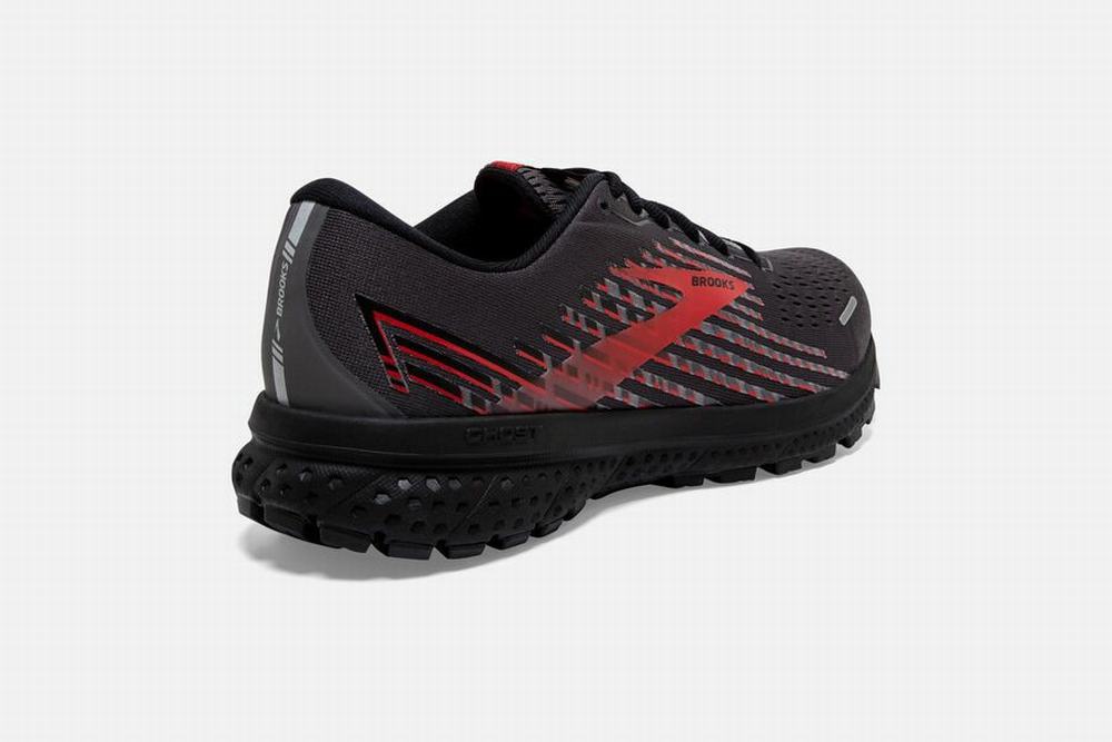 Chaussures Running Brooks Ghost 13 GTX Noir / Rouge Homme | SLU-10226271