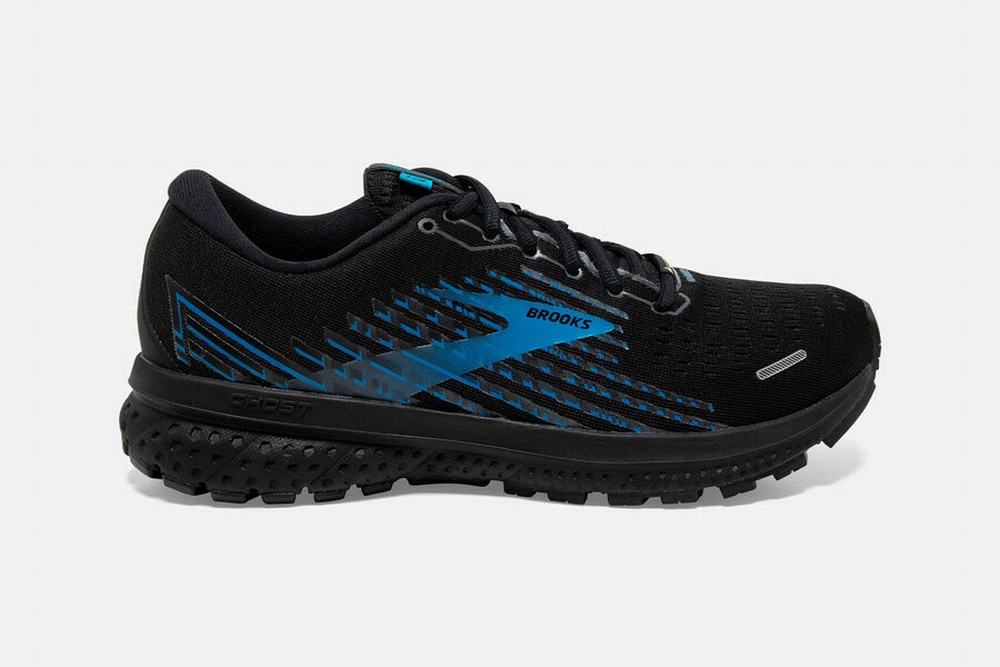 Chaussures Running Brooks Ghost 13 GTX Noir / Grise / Bleu Homme | BPW-28734759