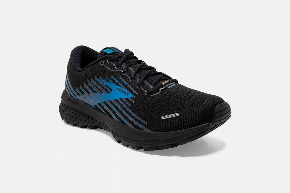 Chaussures Running Brooks Ghost 13 GTX Noir / Grise / Bleu Homme | BPW-28734759