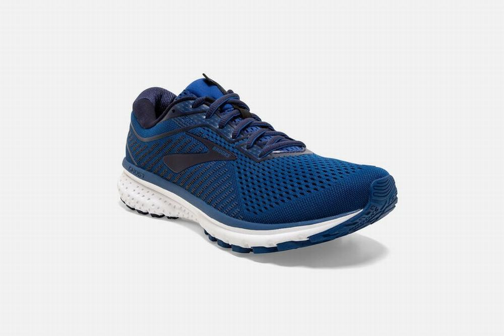 Chaussures Running Brooks Ghost 12 Bleu / Bleu Marine / Noir Homme | TBN-91669589