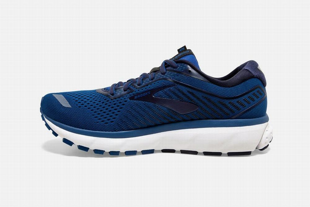 Chaussures Running Brooks Ghost 12 Bleu / Bleu Marine / Noir Homme | TBN-91669589