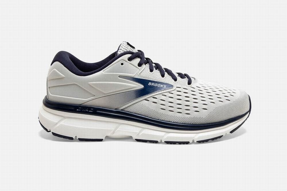 Chaussures Running Brooks Dyad 11 Grise / Bleu Marine Homme | CUI-91256048