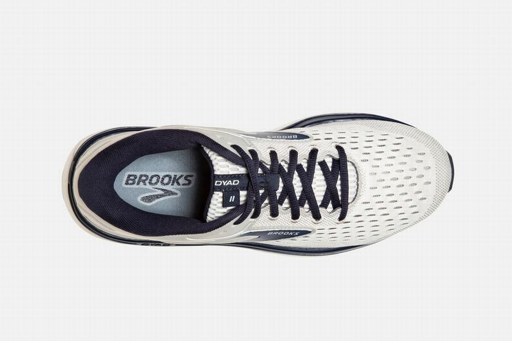 Chaussures Running Brooks Dyad 11 Grise / Bleu Marine Homme | CUI-91256048