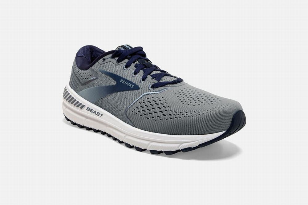 Chaussures Running Brooks Beast 20 Bleu / Grise / Bleu Marine Homme | QLB-08920127