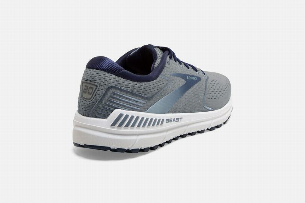 Chaussures Running Brooks Beast 20 Bleu / Grise / Bleu Marine Homme | QLB-08920127