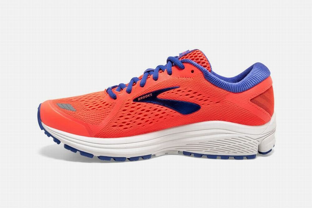 Chaussures Running Brooks Aduro 6 Corail / Bleu / Blanche Homme | OMG-12408447