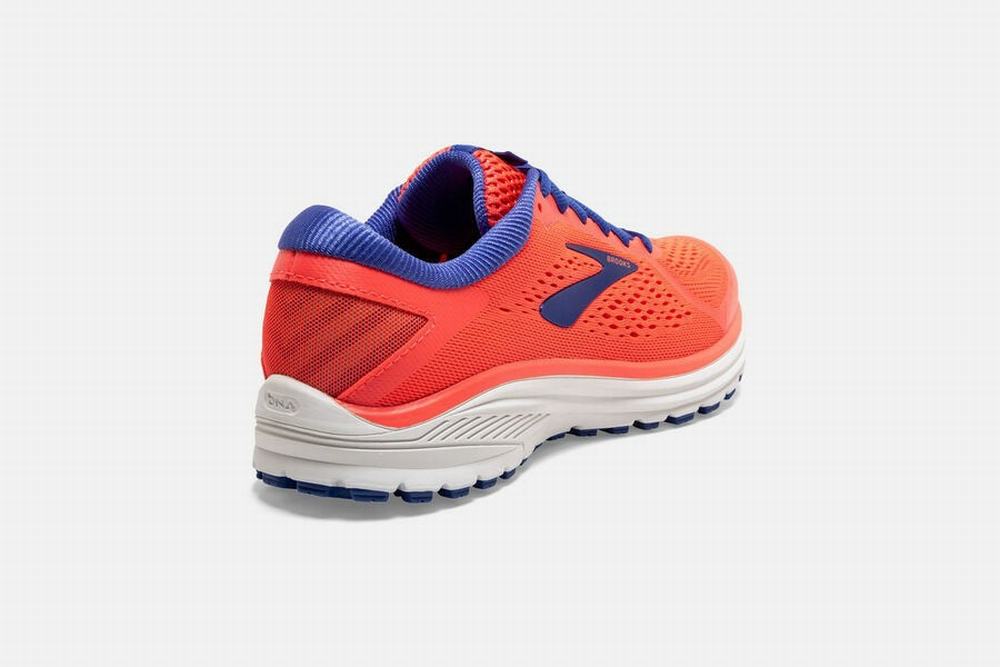 Chaussures Running Brooks Aduro 6 Corail / Bleu / Blanche Homme | OMG-12408447