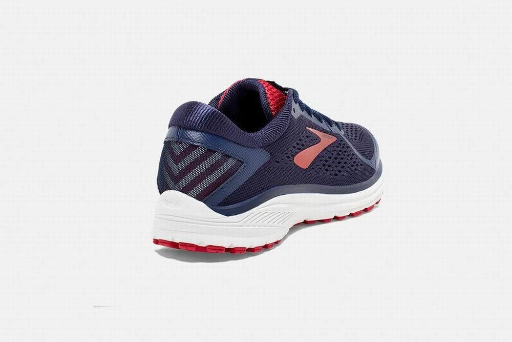 Chaussures Running Brooks Aduro 6 Bleu Marine / Rose / Blanche Homme | QVU-18284631