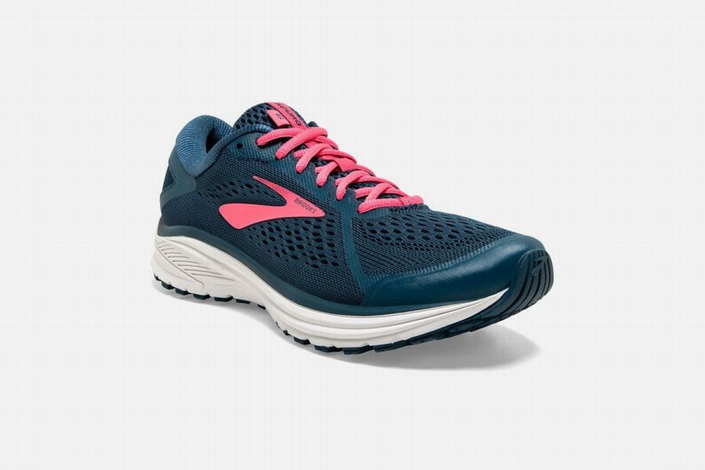 Chaussures Running Brooks Aduro 6 Bleu / Rose / Blanche Homme | FRP-13529289