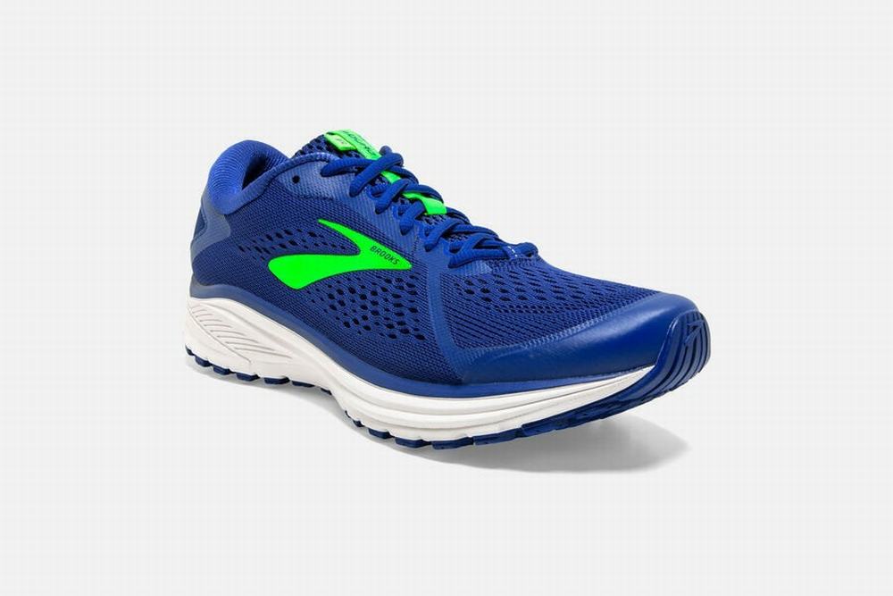 Chaussures Running Brooks Aduro 6 Bleu / Vert Clair / Blanche Homme | ZPA-78918305