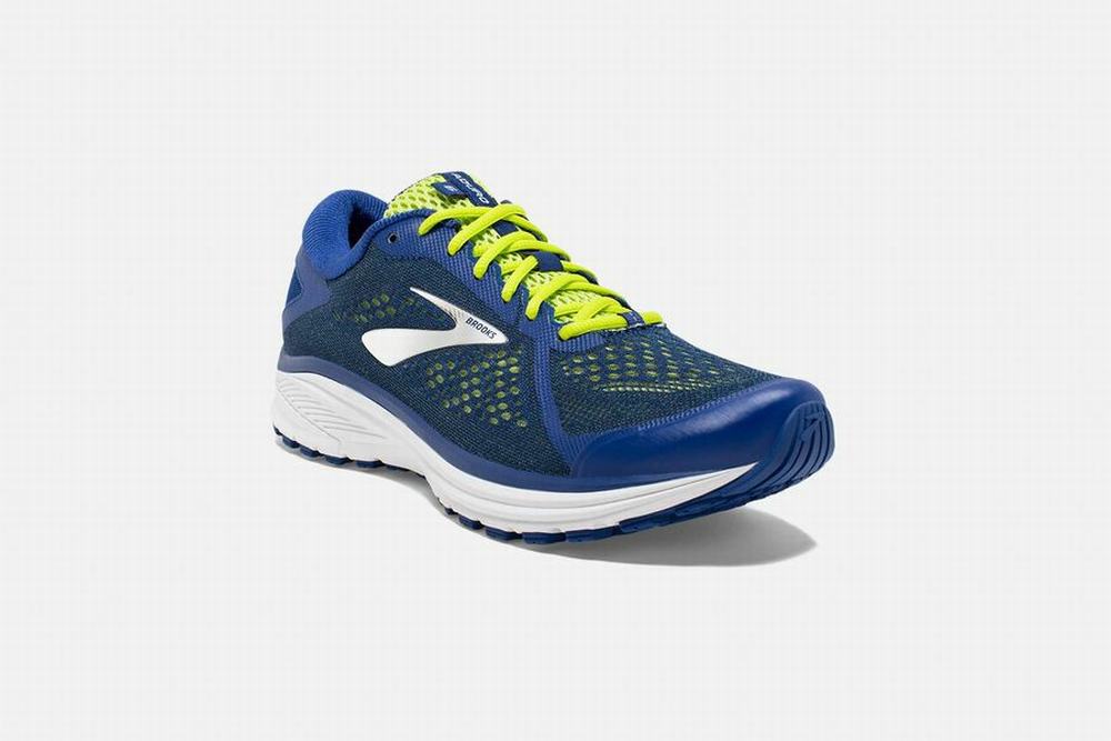 Chaussures Running Brooks Aduro 6 Bleu / Vert Clair / Blanche Homme | WDW-91022818