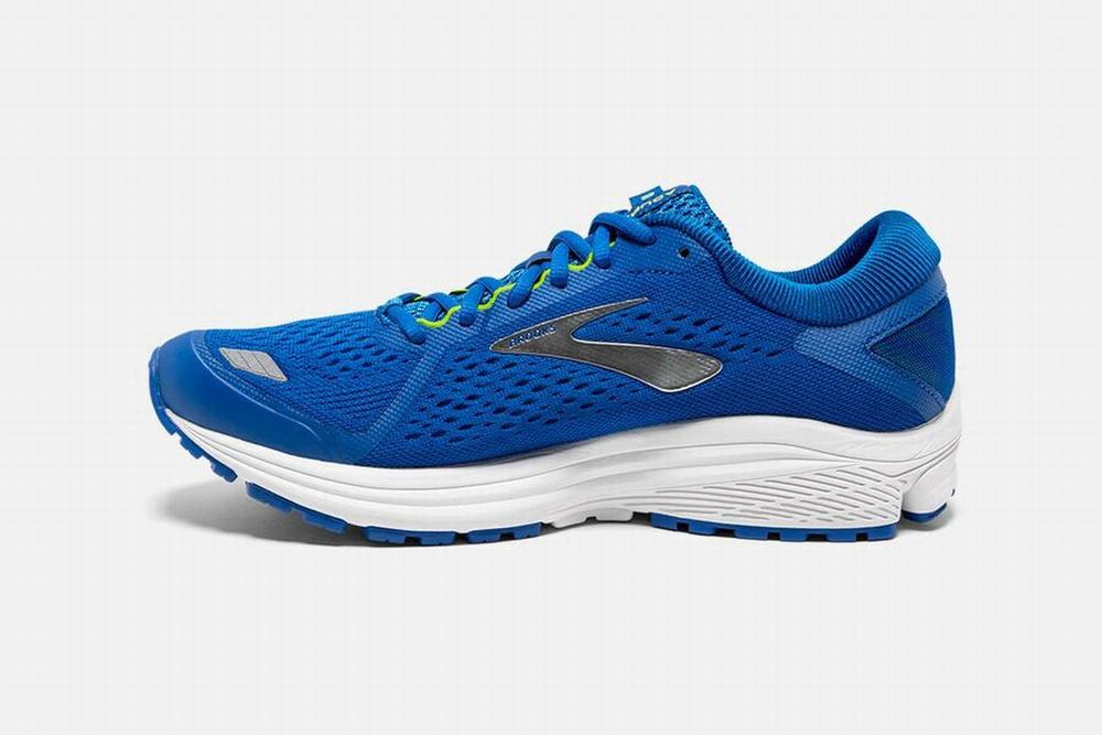 Chaussures Running Brooks Aduro 6 Bleu / Vert Clair / Blanche Homme | QWE-16113680