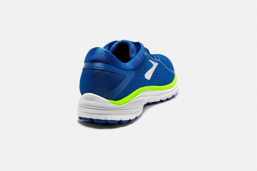 Chaussures Running Brooks Aduro 6 Bleu / Vert Clair / Blanche Homme | QWE-16113680