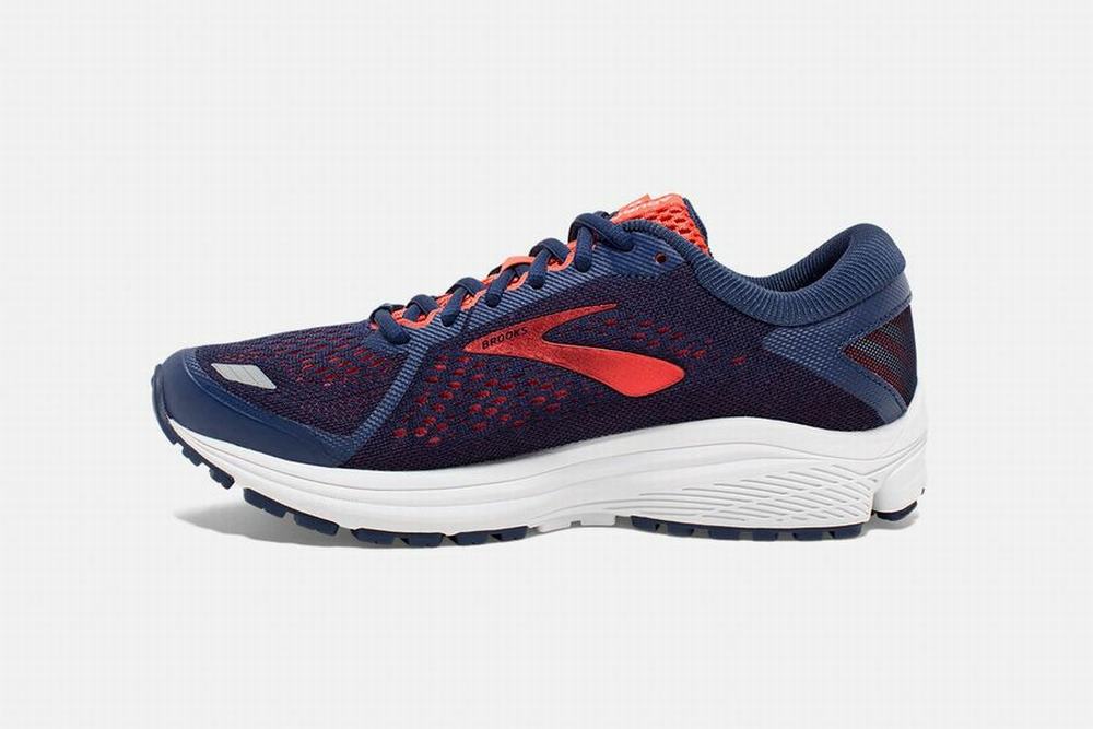 Chaussures Running Brooks Aduro 6 Bleu / Corail / Blanche Homme | IUX-75400925