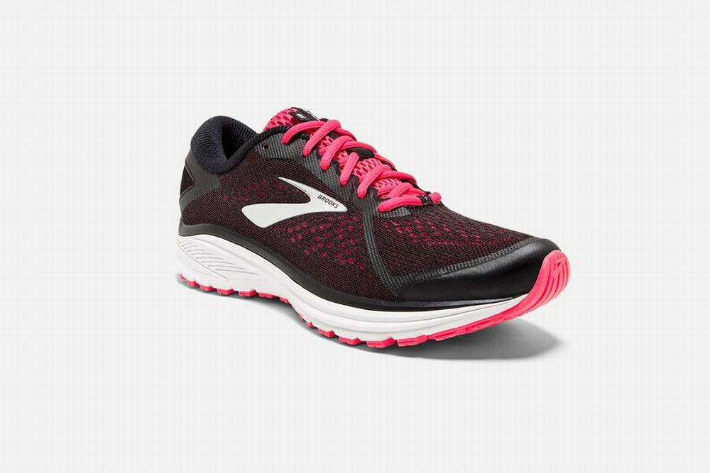 Chaussures Running Brooks Aduro 6 Noir / Rose / Argent Homme | IVD-36426603