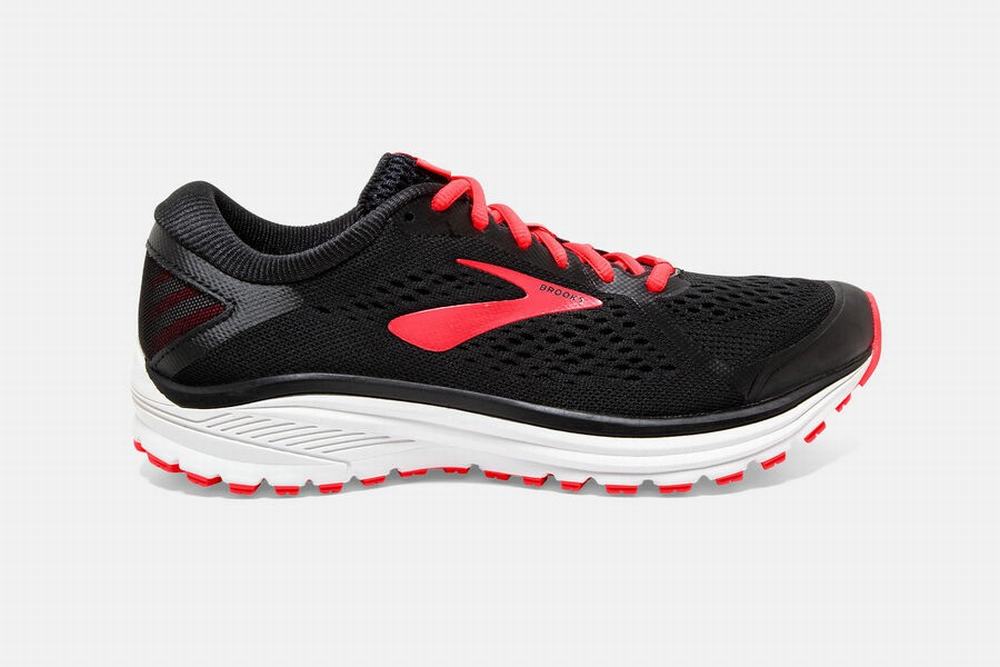 Chaussures Running Brooks Aduro 6 Noir / Corail / Blanche Homme | PPC-78989651