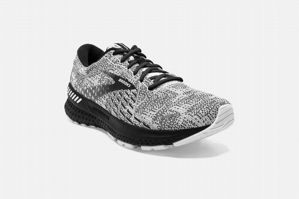 Chaussures Running Brooks Adrenaline GTS 21 Blanche / Grise / Noir Homme | AMB-64346802