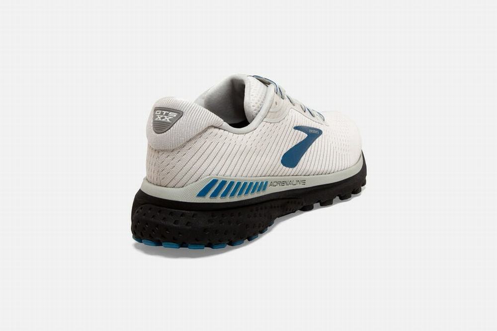 Chaussures Running Brooks Adrenaline GTS 20 Blanche / Grise / Noir Homme | LCE-06031458