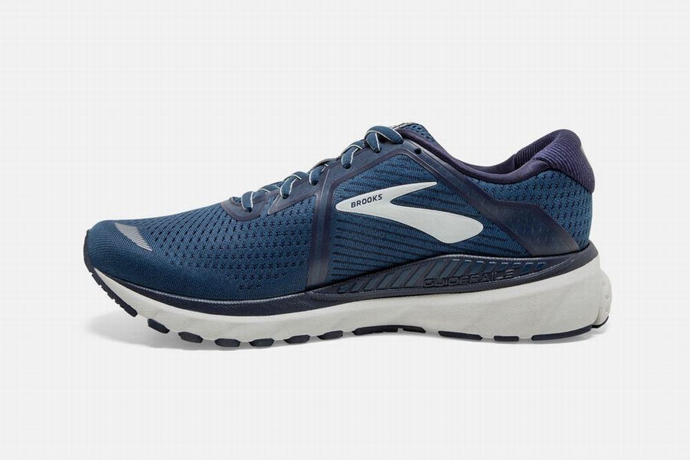 Chaussures Running Brooks Adrenaline GTS 20 Bleu Marine / Grise Homme | XBY-85297348