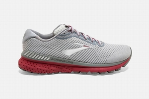 Chaussures Running Brooks Adrenaline GTS 20 Grise / Argent / Rouge Homme | KKK-44950670