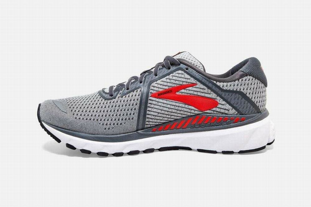 Chaussures Running Brooks Adrenaline GTS 20 Grise / Rouge Homme | RMB-82430346