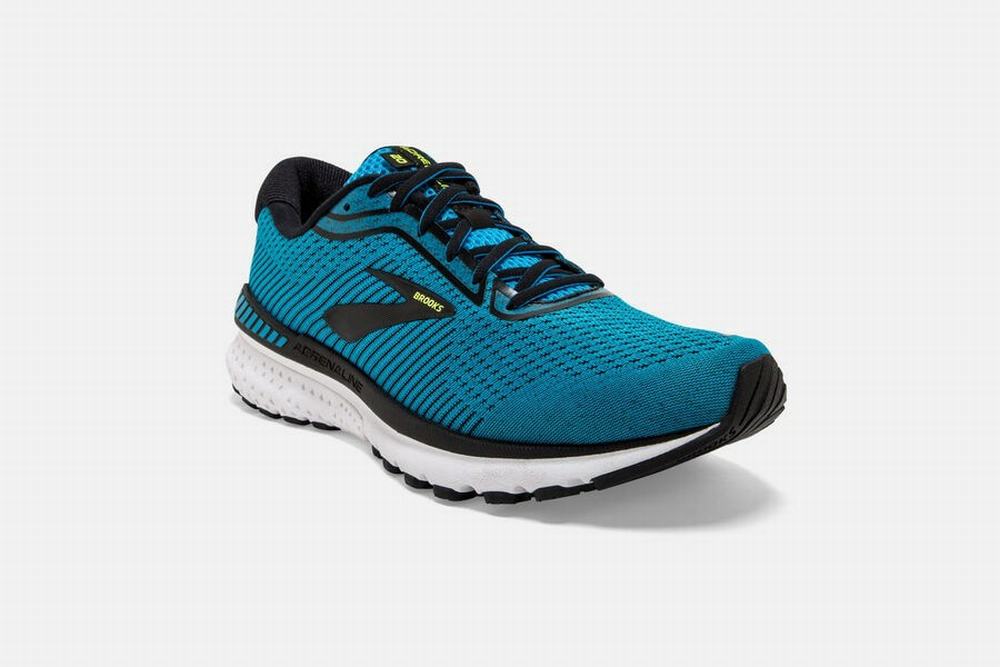 Chaussures Running Brooks Adrenaline GTS 20 Bleu / Noir Homme | NNP-25673066