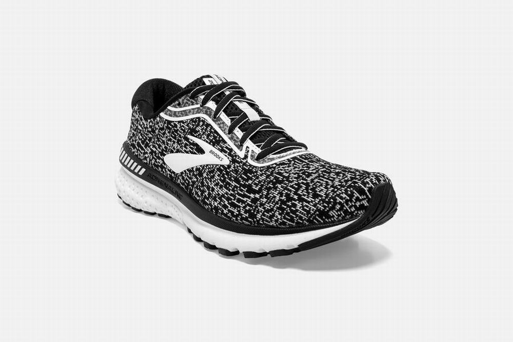 Chaussures Running Brooks Adrenaline GTS 20 Noir / Blanche Homme | TDL-02605231