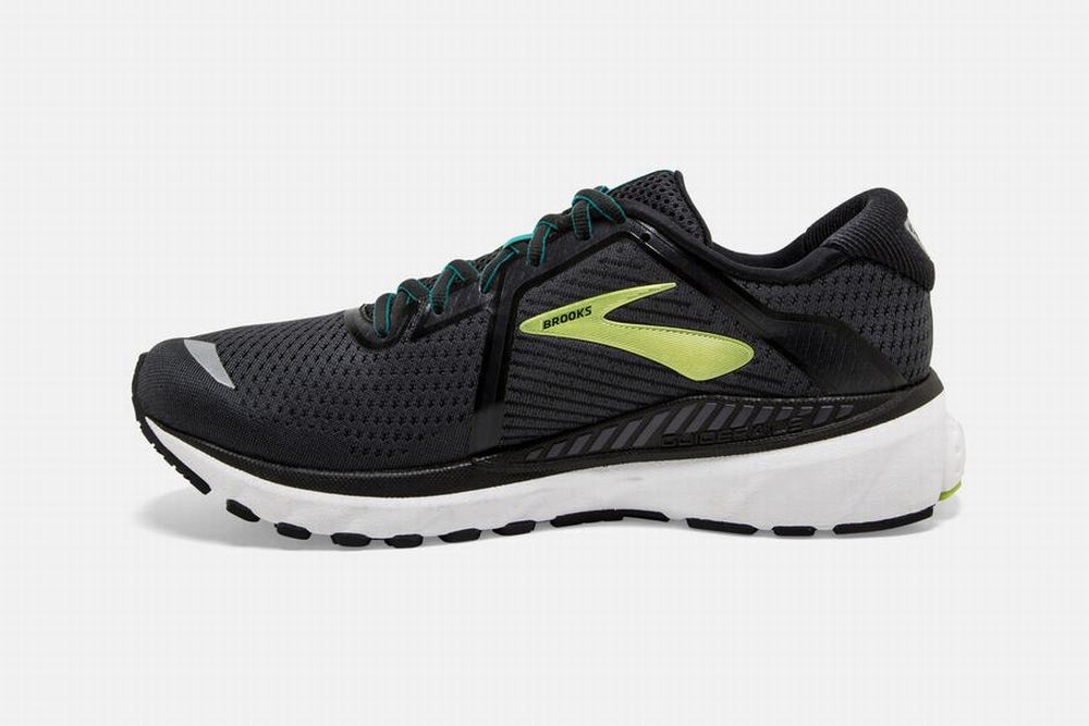 Chaussures Running Brooks Adrenaline GTS 20 Noir / Vert Clair / Bleu Homme | IWD-18812228